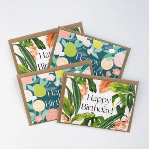 Set of 4 Birthday Cards