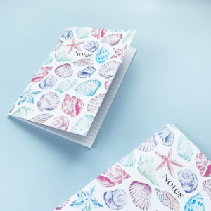 shell print notebook for an angle